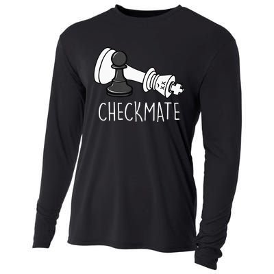 Chess Checkmate Chess Player King Pawn Cooling Performance Long Sleeve Crew