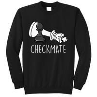 Chess Checkmate Chess Player King Pawn Tall Sweatshirt