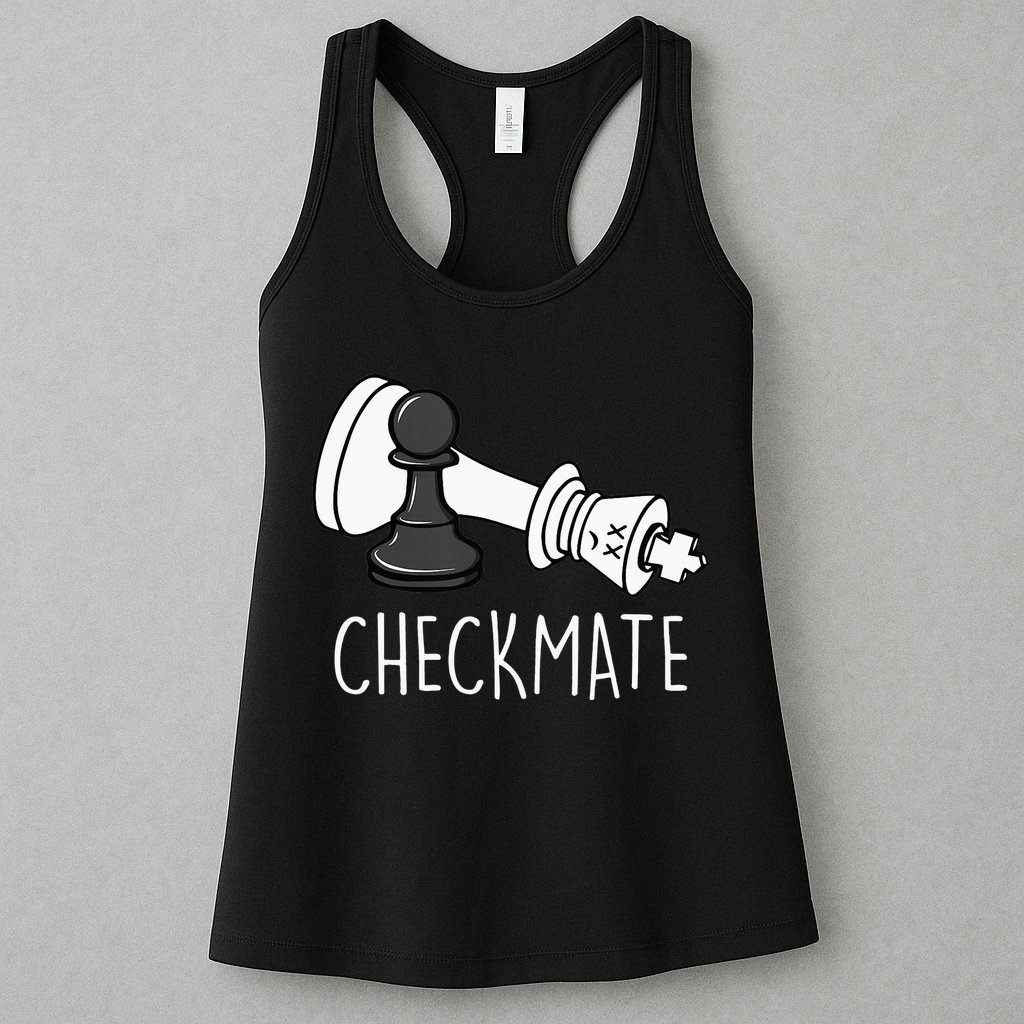 Chess Checkmate Chess Player King Pawn Womens Tank Top