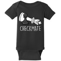 Chess Checkmate Chess Player King Pawn Baby Bodysuit