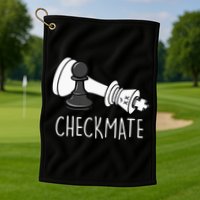 Chess Checkmate Chess Player King Pawn Golf Towel