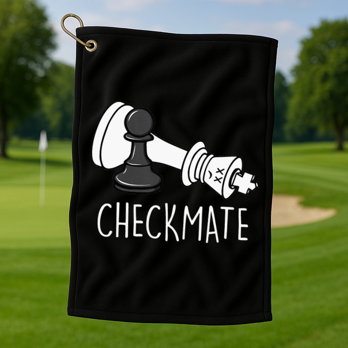 Chess Checkmate Chess Player King Pawn Golf Towel