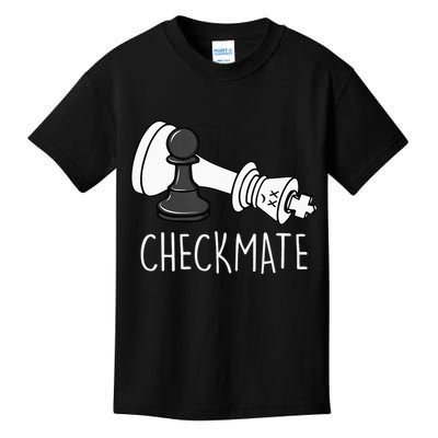 Chess Checkmate Chess Player King Pawn Kids T-Shirt