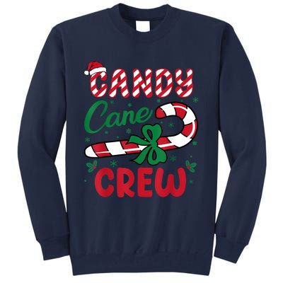 Candy Cane Crew Funny Christmas Holiday Women Tall Sweatshirt