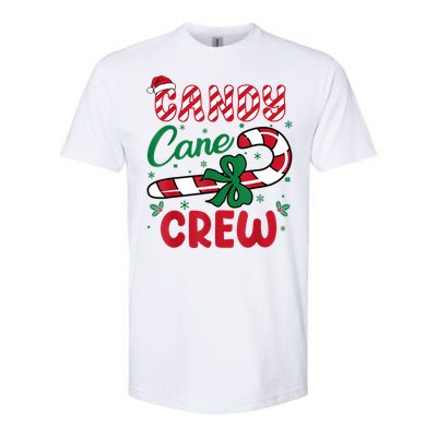 Candy Cane Crew Funny Christmas Holiday Women Softstyle CVC T-Shirt