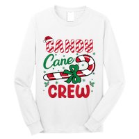 Candy Cane Crew Funny Christmas Holiday Women Long Sleeve Shirt