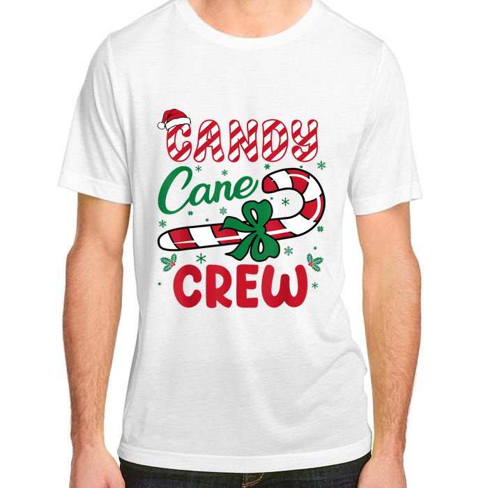 Candy Cane Crew Funny Christmas Holiday Women Adult ChromaSoft Performance T-Shirt