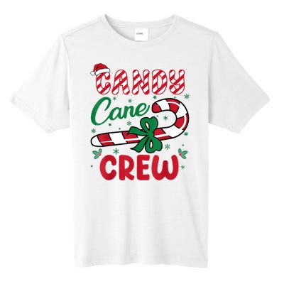 Candy Cane Crew Funny Christmas Holiday Women Tall Fusion ChromaSoft Performance T-Shirt