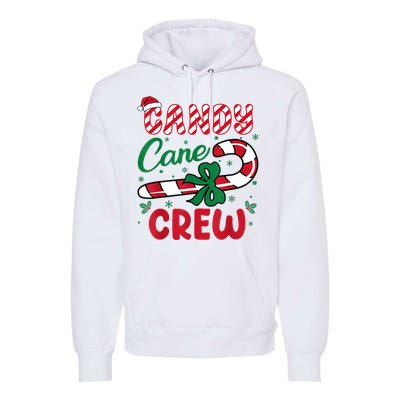 Candy Cane Crew Funny Christmas Holiday Women Premium Hoodie