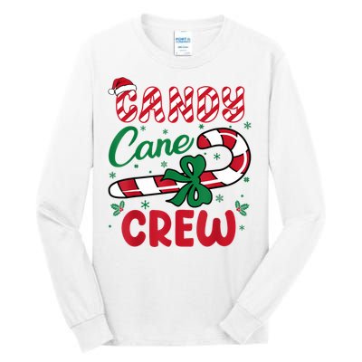 Candy Cane Crew Funny Christmas Holiday Women Tall Long Sleeve T-Shirt