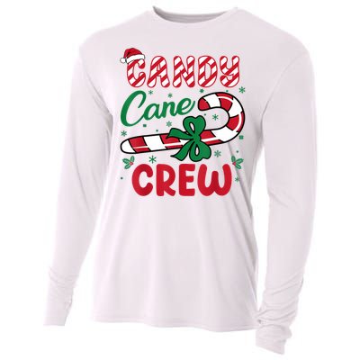 Candy Cane Crew Funny Christmas Holiday Women Cooling Performance Long Sleeve Crew