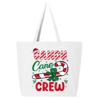 Candy Cane Crew Funny Christmas Holiday Women 25L Jumbo Tote