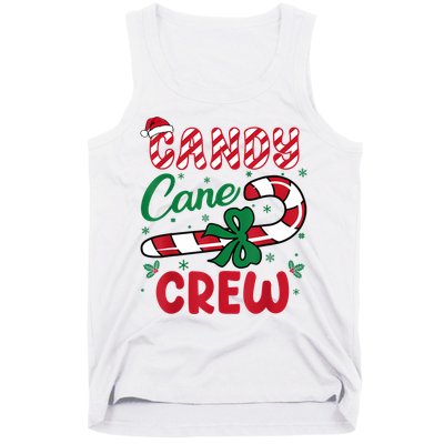 Candy Cane Crew Funny Christmas Holiday Women Tank Top