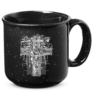 Celtic Cross 15oz Campfire Ceramic Mug