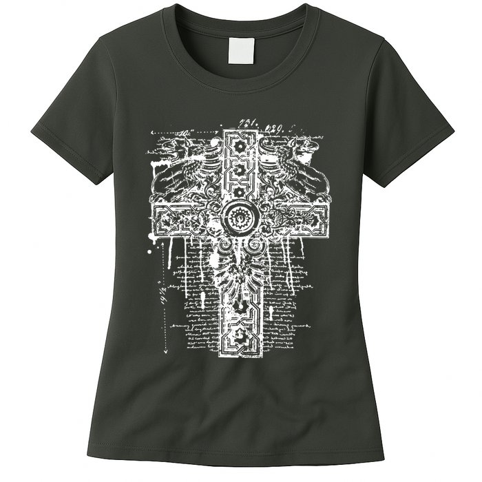 Celtic Cross Womens T-Shirt