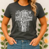 Celtic Cross Womens T-Shirt