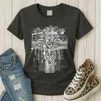 Celtic Cross Womens T-Shirt