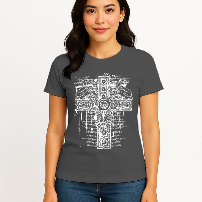 Celtic Cross Womens T-Shirt