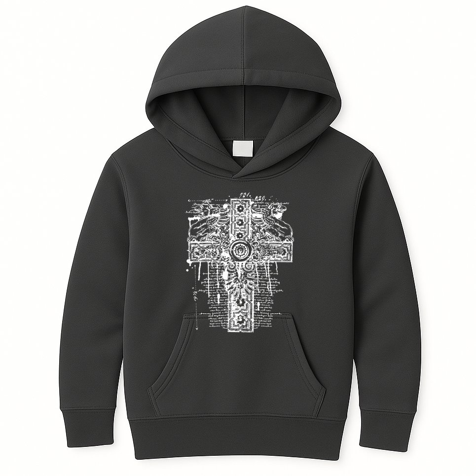 Celtic Cross Kids Hoodie