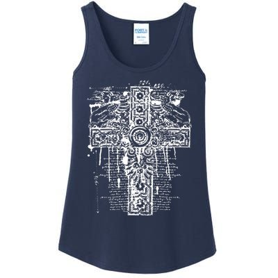 Celtic Cross Ladies Essential Tank