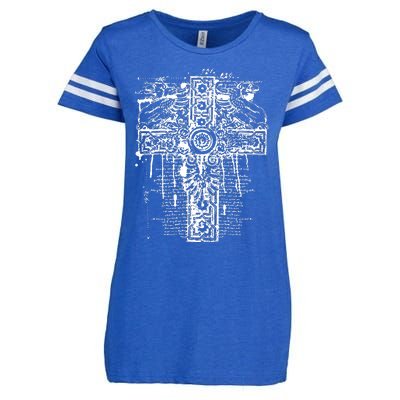 Celtic Cross Enza Ladies Jersey Football T-Shirt