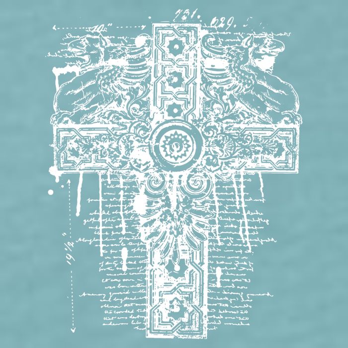 Celtic Cross Sueded Cloud Jersey T-Shirt