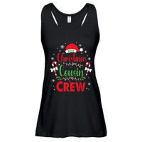 Christmas Cousin Crew Funny Red Plaid Matching Pajama Ladies Essential Flowy Tank