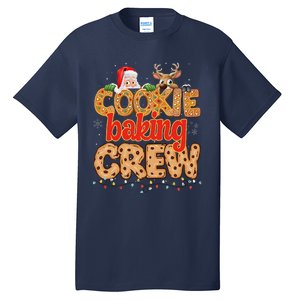 Christmas Cookie Crew Baking Pajamas Baking Family Funny Tall T-Shirt