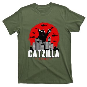 Catzilla Cute Cat Stuff For Cat Lover Funny Animal T-Shirt