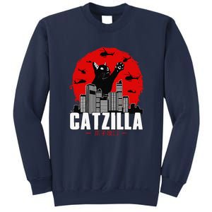 Catzilla Cute Cat Stuff For Cat Lover Funny Animal Sweatshirt