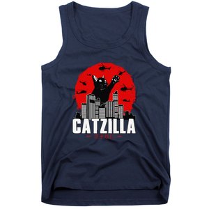 Catzilla Cute Cat Stuff For Cat Lover Funny Animal Tank Top