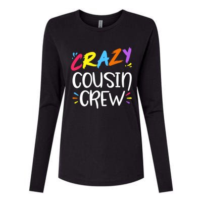 Crazy Cousin Crew Gift Womens Cotton Relaxed Long Sleeve T-Shirt