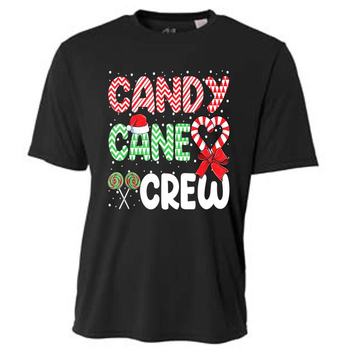 Candy Cane Crew Funny Christmas Sweet Candy Merry Xmas Cooling Performance Crew T-Shirt