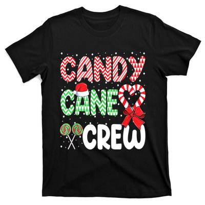 Candy Cane Crew Funny Christmas Sweet Candy Merry Xmas T-Shirt