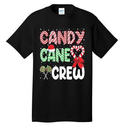 Candy Cane Crew Funny Christmas Sweet Candy Merry Xmas Tall T-Shirt