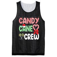 Candy Cane Crew Funny Christmas Sweet Candy Merry Xmas Mesh Reversible Basketball Jersey Tank