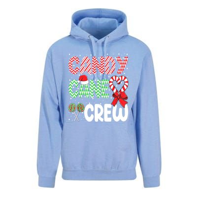 Candy Cane Crew Funny Christmas Sweet Candy Merry Xmas Unisex Surf Hoodie