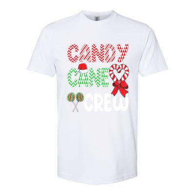 Candy Cane Crew Funny Christmas Sweet Candy Merry Xmas Softstyle CVC T-Shirt