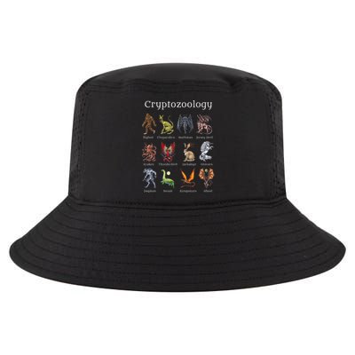 Cryptozoology Cryptid Creatures Fantasy Mythical Monsters Cool Comfort Performance Bucket Hat