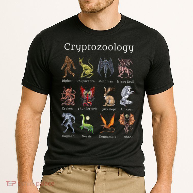 Cryptozoology Cryptid Creatures Fantasy Mythical Monsters Performance Shirt