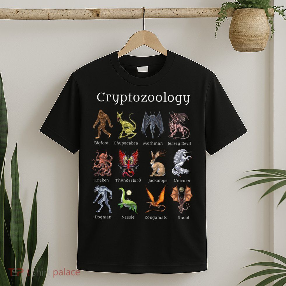 Cryptozoology Cryptid Creatures Fantasy Mythical Monsters T-Shirt