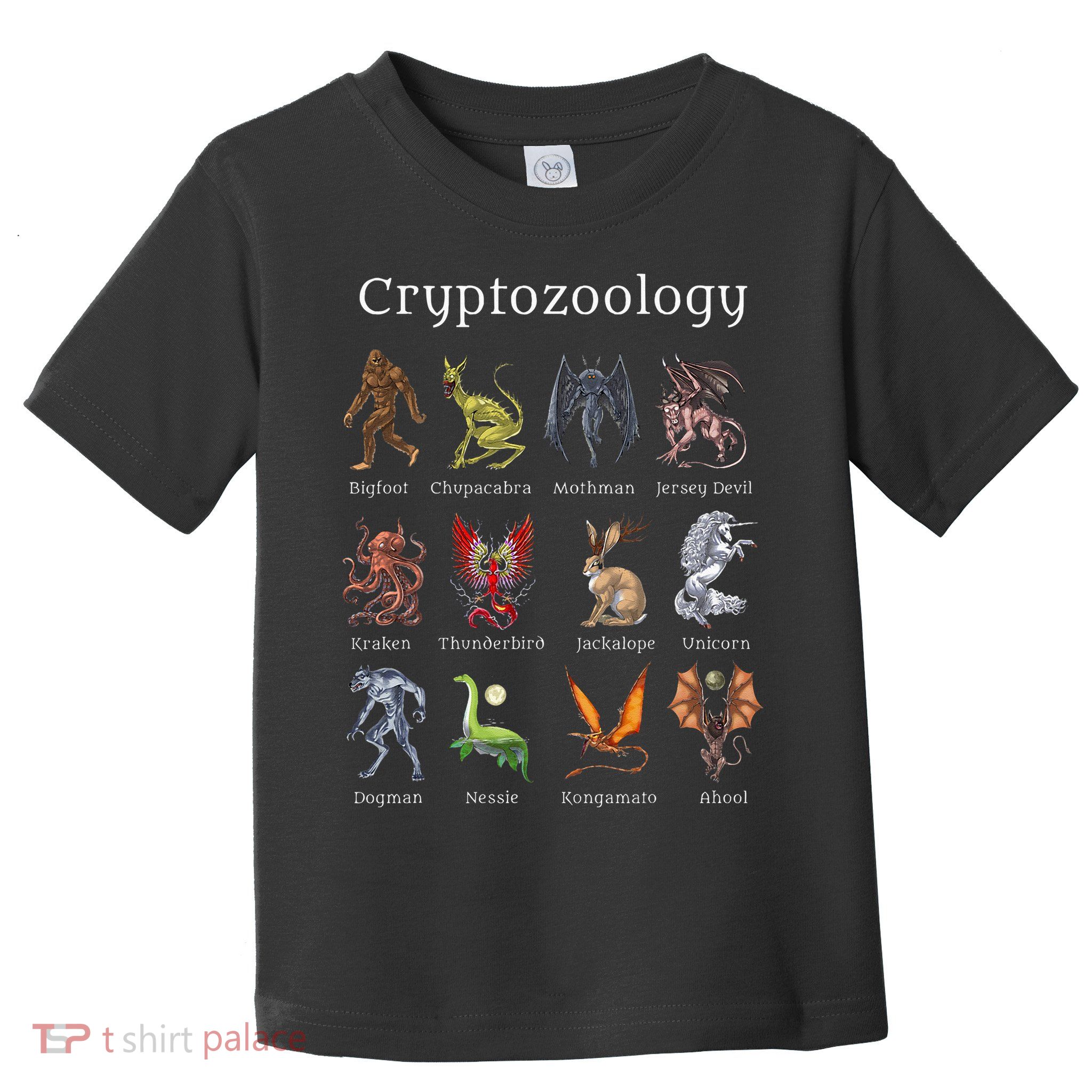Cryptozoology Cryptid Creatures Fantasy Mythical Monsters Toddler T-Shirt