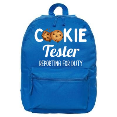 Christmas Chocolate Chip Cookie Tester Reporting For Duty Gift 16 in Basic Backpack