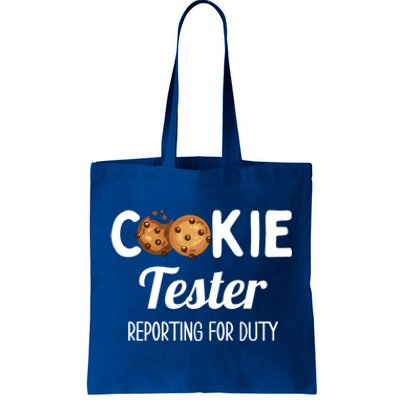 Christmas Chocolate Chip Cookie Tester Reporting For Duty Gift Tote Bag