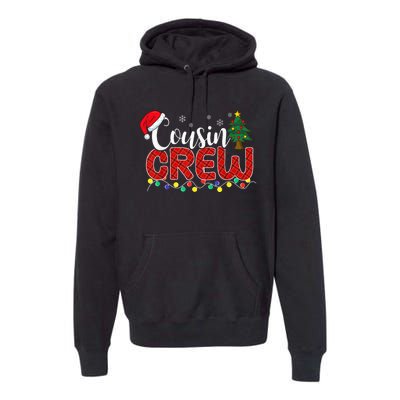 Cousin Crew Christmas Family Reunion Making Memories Xmas Premium Hoodie