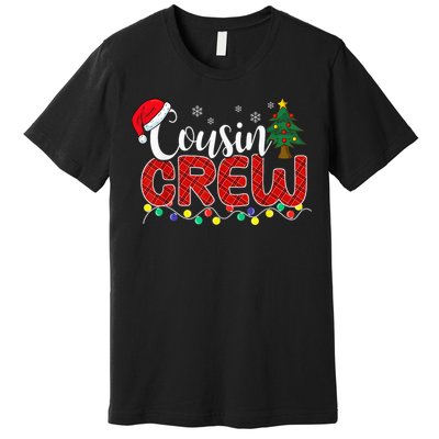 Cousin Crew Christmas Family Reunion Making Memories Xmas Premium T-Shirt