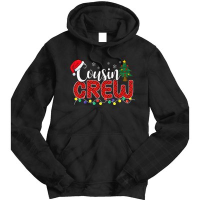 Cousin Crew Christmas Family Reunion Making Memories Xmas Tie Dye Hoodie