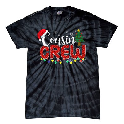 Cousin Crew Christmas Family Reunion Making Memories Xmas Tie-Dye T-Shirt