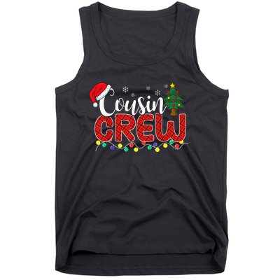 Cousin Crew Christmas Family Reunion Making Memories Xmas Tank Top