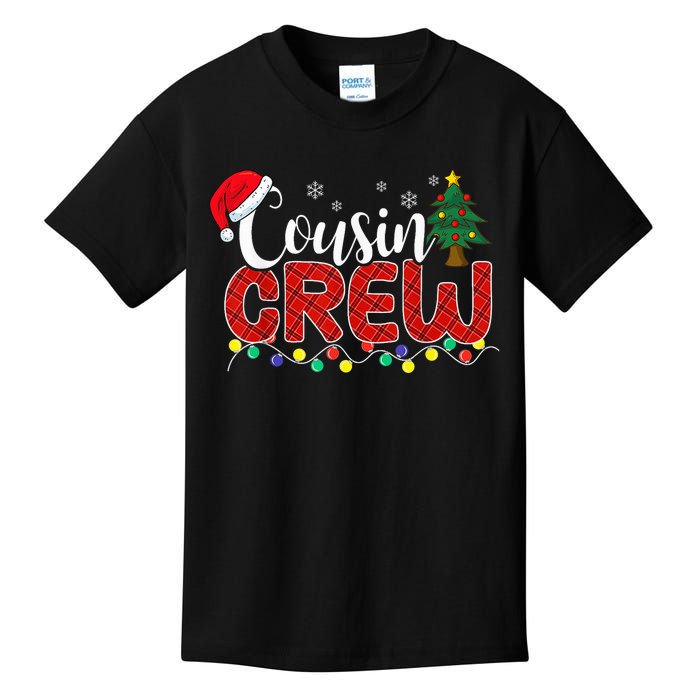 Cousin Crew Christmas Family Reunion Making Memories Xmas Kids T-Shirt